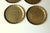 Mid-Century Modern 6 Design Solid Brass Coasters by Collini/Austria as a Set - Vintage From the 60s For Sale - Image 3 of 9
