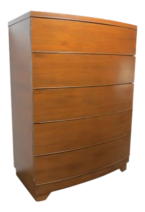Mid-Century Modern Historic Showers Brothers Walnut Chest of Drawers