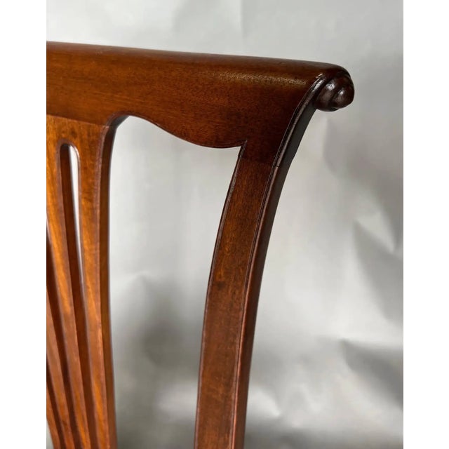 American Alexandria, Va Attributed 18th Century Mahogany Side Chair For Sale - Image 3 of 12