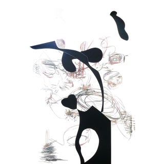 Stefano Mazzolini, Gavacu, 2023, Collage & Pastel on Paper For Sale