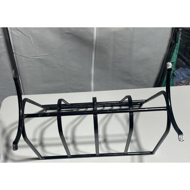 Iron Fish Magazine Rack For Sale - Image 4 of 4