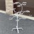 Mid-Century Rotating Wrought Iron 21 Ring Plant Stand For Sale In Philadelphia - Image 6 of 13