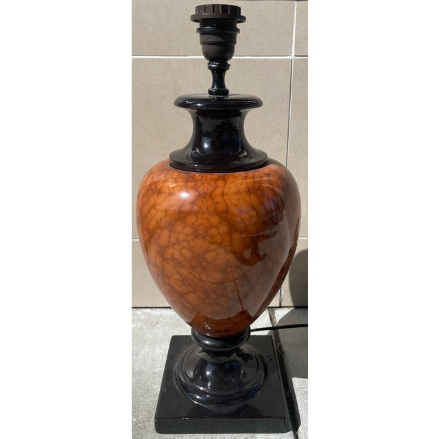 French Vintage French Ceramic Table Lamp For Sale - Image 3 of 5