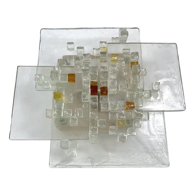 Mid-Century Murano Glass Wall Light by Albano Poli for Poliarte, Italy ,1970s For Sale