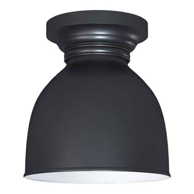 Regina Andrew Pantry Steel Flush Mount, Oil Rubbed Bronze For Sale