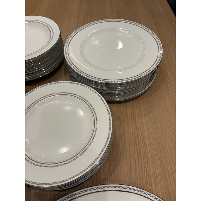Vera Wang for Wedgewood "With Love" Bone China Complete Service Setting for 12 and Extras, 91 Pieces For Sale - Image 9 of 12