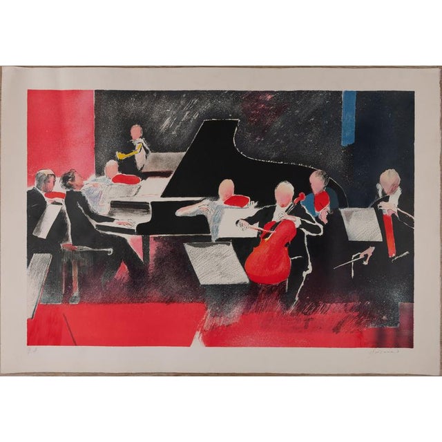 Paul Guiramand, The Orchestra, Lithograph For Sale - Image 5 of 5