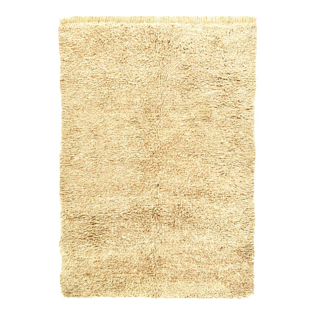 Vintage Hand Knotted Moroccon Rug For Sale