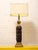 Vintage Hand-Carved Acanthus Wood Table Lamp With Linen Box Shade For Sale - Image 9 of 12
