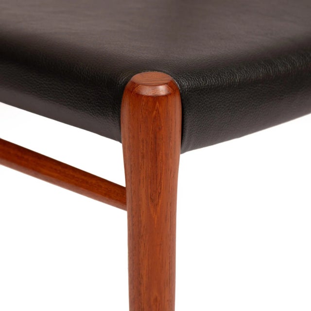 Vintage Niels Otto Møller Model 75 Dining Chairs in Solid Teak (Set of 4) For Sale - Image 11 of 11