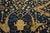 Indian Excellent Navy Blue With Unique Open Palmettes Design Antique Lahore Rug For Sale - Image 3 of 6