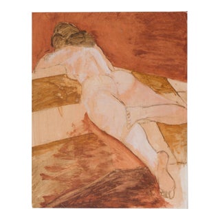 'Nude in Coral and Sand' by Raymond Ginghofer, California School of the Fine Arts, Diebenkorn, San Francisco Artist Association For Sale