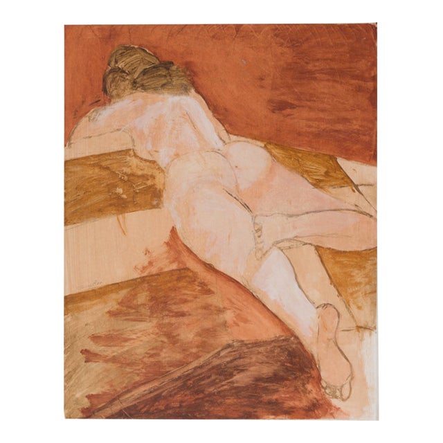 'Nude in Coral and Sand' by Raymond Ginghofer, California School of the Fine Arts, Diebenkorn, San Francisco Artist Association For Sale