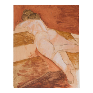 'Nude in Coral and Sand' by Raymond Ginghofer, California School of the Fine Arts, Diebenkorn, San Francisco Artist Association
