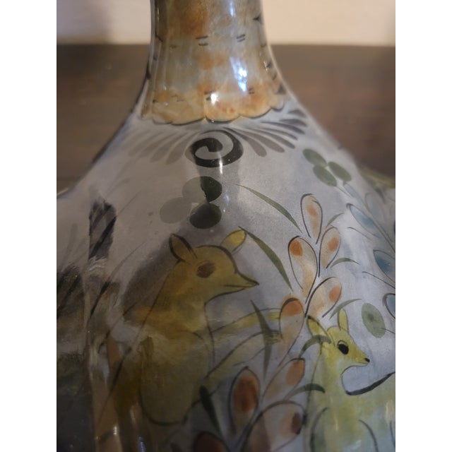 Collectible Tonala Glazed Ceramic Duck For Sale - Image 4 of 12