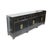 2020s Distressed Antique Black 95" Long Sideboard Buffet Table For Sale - Image 5 of 8