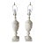 Vintage Carved Alabaster Table Lamps - a Pair For Sale
