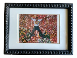 Keith Haring in the Stedelijk Museum Poster after Patricia Steur, Holland, 1990s