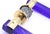 Mid 20th Century Mid Century European Blue Lucite Lever Door Set For Sale - Image 5 of 7