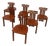 Dining Chairs attributed to Mario Marenco for Mobilgirgi, 1970s, Set of 6 For Sale