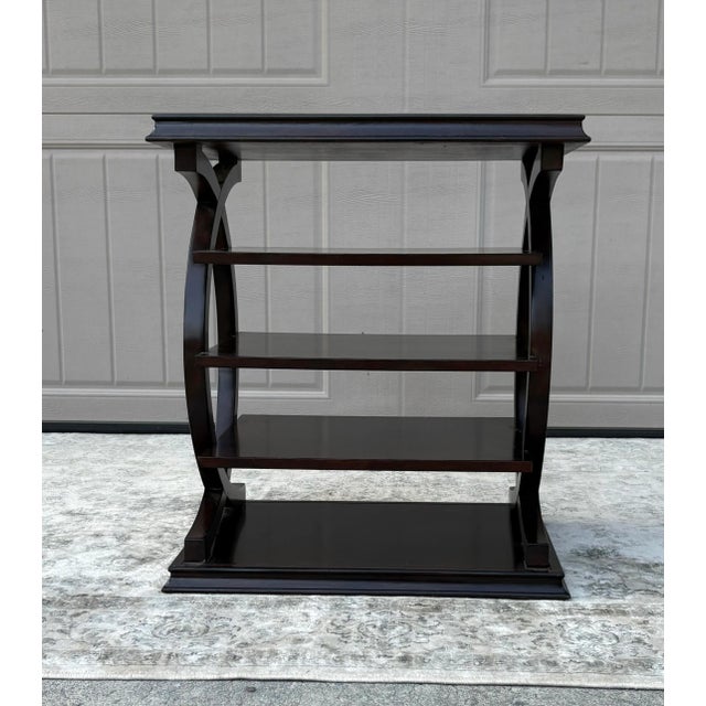 Vintage Tiered Magazine Stand For Sale - Image 4 of 11