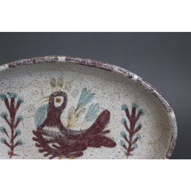 Vintage French Ceramic Tray by Gustave Reynaud. 1960s For Sale - Image 11 of 14