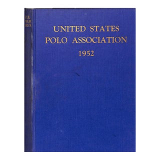 United States Polo Association 1952 Yearbook For Sale