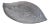 Patinad Black Decorative Metal Leaf Tray For Sale