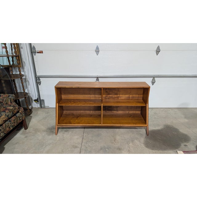 1960s Kipp Stewart & Stewart McDougall for Drexel Declaration Walnut Bookcase For Sale - Image 9 of 11