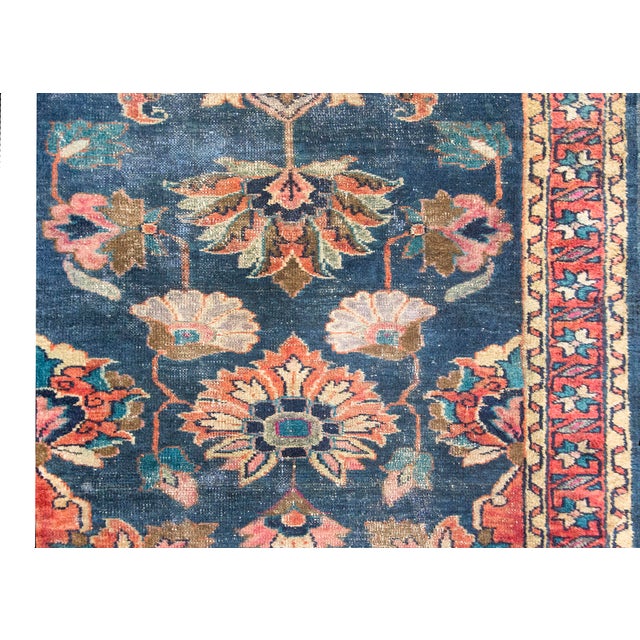 1920s Early 20th Century Persian Lilihan Rug For Sale - Image 5 of 15