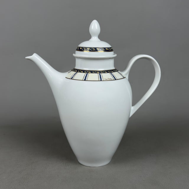 1990s Porcelain Tea Set for Twelve People from Pierre Cardin, 1990s, Set of 26 For Sale - Image 5 of 11