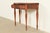 1920s Baker Furniture Style Antique Federal Flame Mahogany Flip Top Demilune Console Game Table, Circa 1920s For Sale - Image 5 of 14