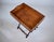 19th Century English Tiger Oak Butler's Tray Table For Sale - Image 4 of 15