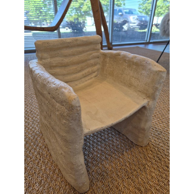 Ceramic Chair Sculpture For Sale - Image 4 of 5
