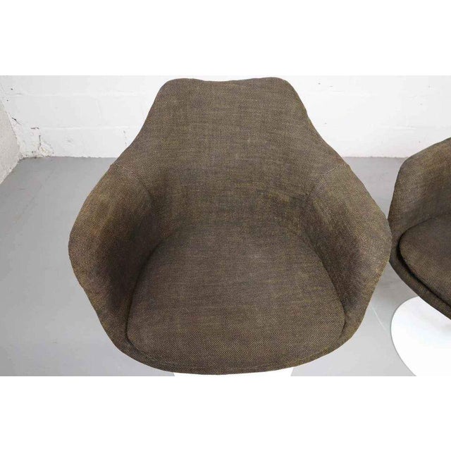 Swivel Tulip Armchairs from Knoll International, Set of 4 For Sale - Image 3 of 14
