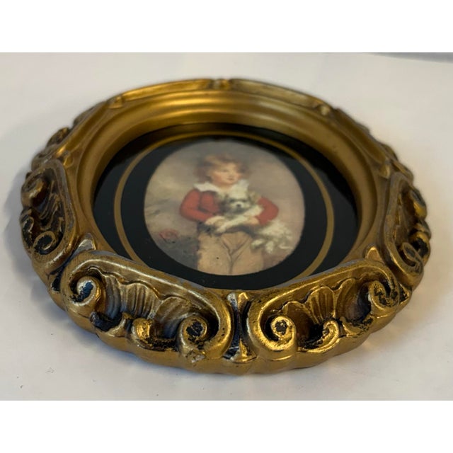 Vintage “Master Simpson” by Devis Gilt Framed Print For Sale - Image 4 of 5