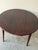 Brown Danish Mid Century Rosewood Extendable Round Dining Table – Oval Scandinavian Modern W/ 2 Leaves 1960s For Sale - Image 8 of 8