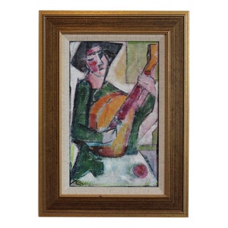 Hidden Portraits VIII, 1980s, Acrylic on Canvas, Framed For Sale