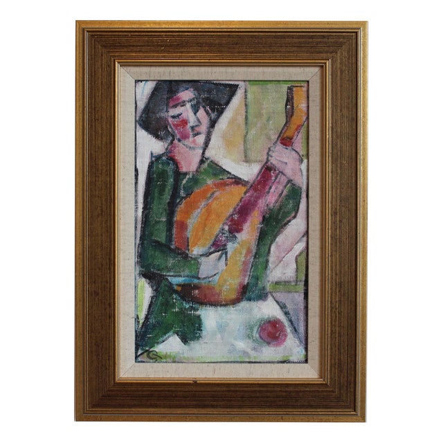 Hidden Portraits VIII, 1980s, Acrylic on Canvas, Framed For Sale