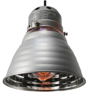 Vintage Industrial Zeiss Ikon Ik180 Mercury Mirror Glass Pendant Light