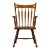 Ethan Allen Heirloom Nutmeg Maple Colonial Early American Arrow Back Dining Arm Chair 10-6060a For Sale