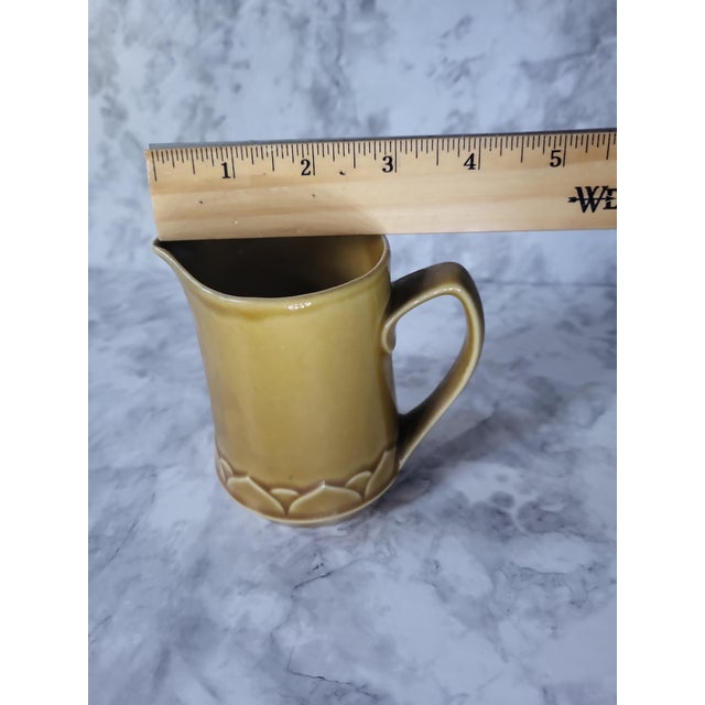 Ceramic Vintage Mid-Century Golden Seville Creamer For Sale - Image 7 of 9