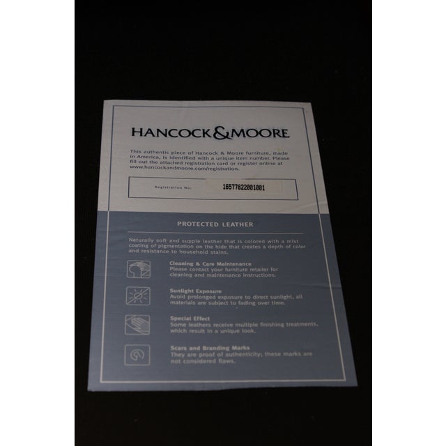 Hancock & Moore Red Leather Oversized Chair For Sale - Image 15 of 15