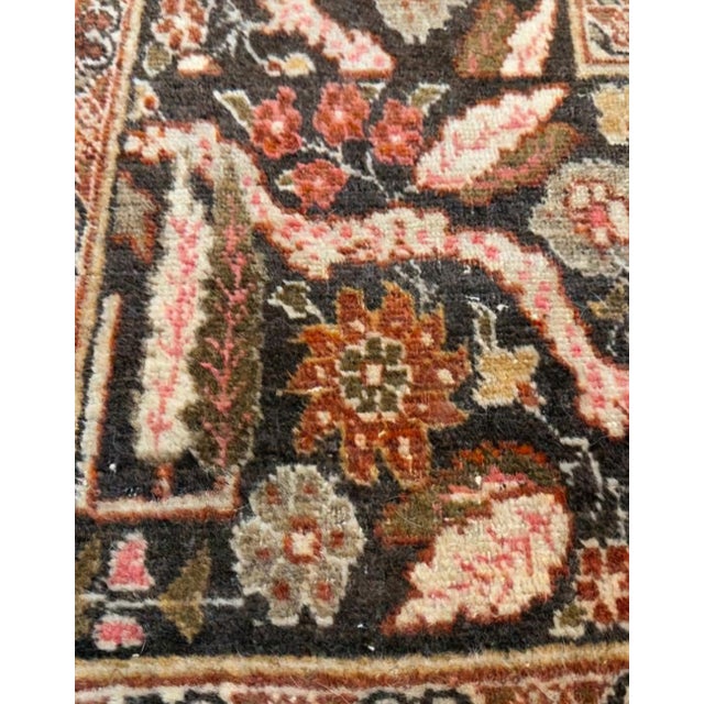 Textile Middle Eastern Hand-Knotted Wool Rug, 1890s For Sale - Image 7 of 15