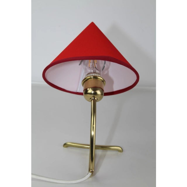 Gold Rebhuhn Table or Wall Lamp from Kalmar, 1930s For Sale - Image 8 of 11