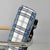Swiss Blue Tartan and White Armchair by Werner Max Moser for Embru, 2000s For Sale - Image 10 of 18
