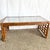 Boho Chic Rattan and Wicker Inlaid Glass Top Coffee Table For Sale - Image 10 of 10