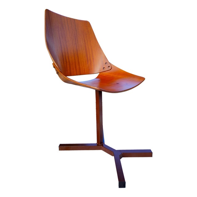 Shell Chairs by Niko King for Stol Kamnik, 1960s, Set of 4 For Sale - Image 9 of 11