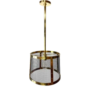 Waterworks Modern Industrial Solid Brass Pendant / Chandelier