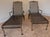 Sam Blount Company Wrought Iron Floral Chaise Loungers — Vintage Pair For Sale - Image 11 of 18
